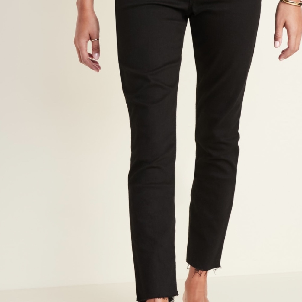 Old Navy High-Waisted Power Slim Straight Jeans